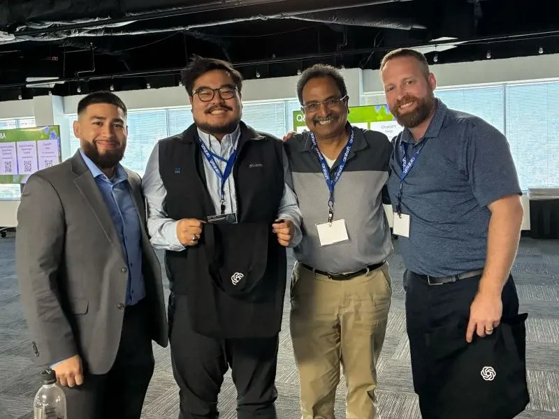 Rapid Planning GPT hackathon team after winning first place