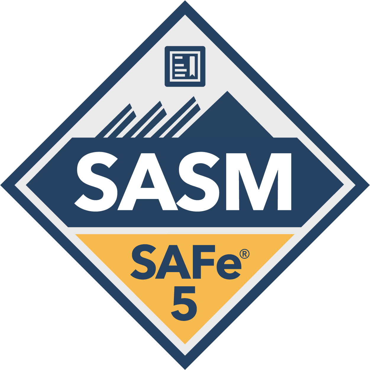 SAFe 5 Advanced Scrum Master badge